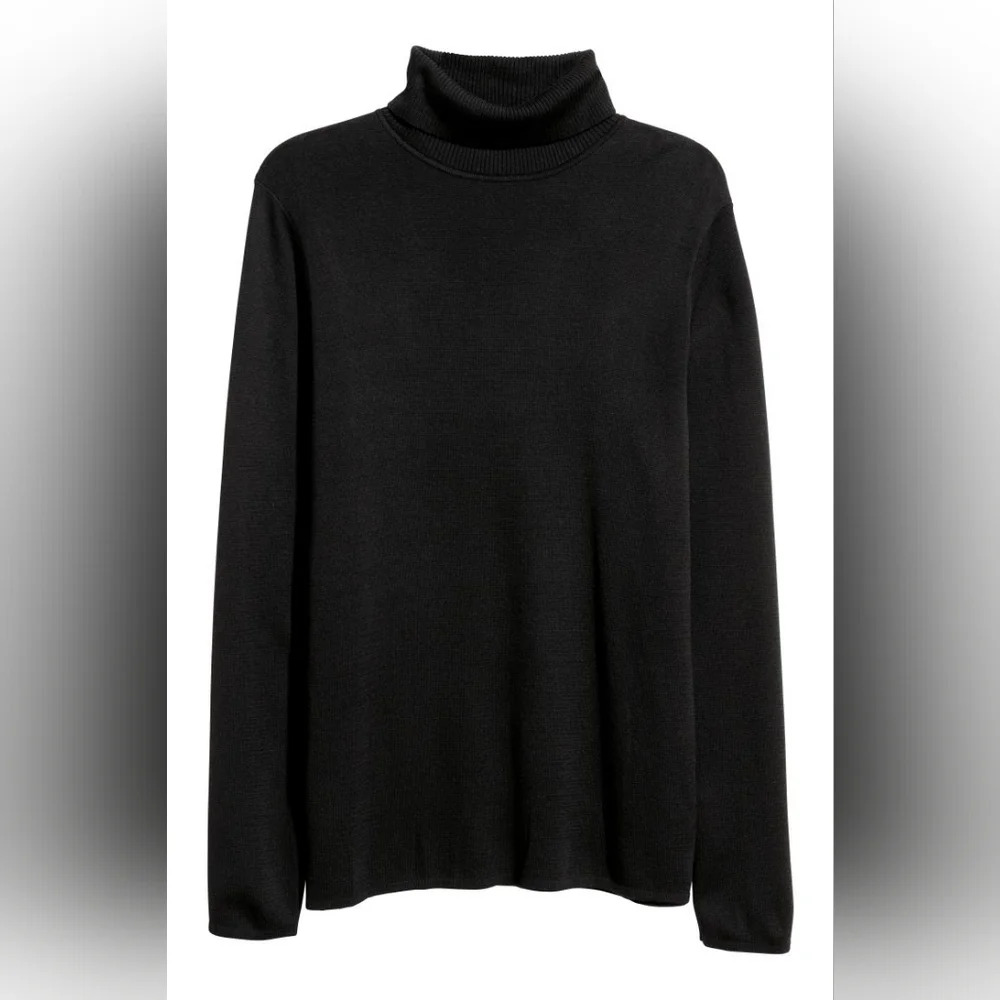 Gap-NWOT Cotton blend Pointelle Turtleneck Sweater - Picture 4 of 7
